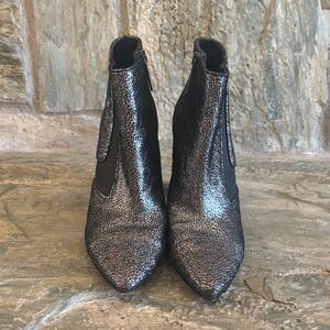 Metallic Ankle Boots
